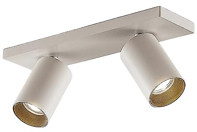 Arcchio Wandstrahler, Deckenstrahler 350° drehbar 90° schwenkbar Wandspot Deckenspot Wandlampe Deckenlampe 2x GU10 ohne Leuchtmittel Strahler Spot