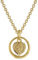 trendor Taufring mit Engelherz Gold 333 an goldplattierter Silberkette 39455-40 40 cm