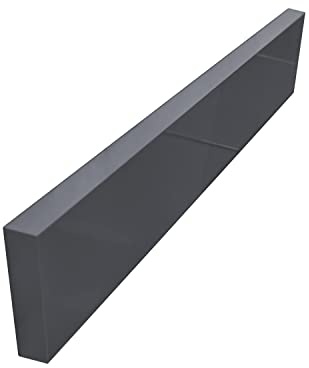 KLEMP Panneaux Plinthe - Façade Plinthe avant pour lave-vaisselle 19mm - 444x95mm - Gris anthracite brillant HG-121 Panneau frontal du lave-vaisselle entièrement intégré