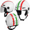 A-Pro Motorradhelm Motorrad Roller Offenes Jet Helm Viser ECE 22-06 Italien L