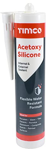 TIMCO Acetoxy Silicone Sealant Clear - 300ml