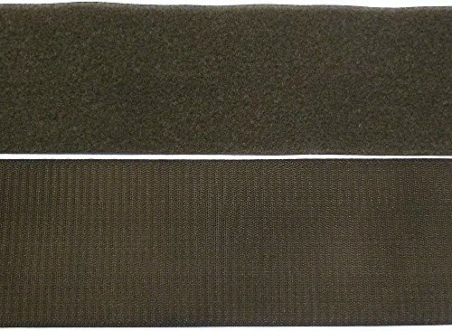 1 m Klettband Haken- und Flauschband 50 mm oliv zum Nähen