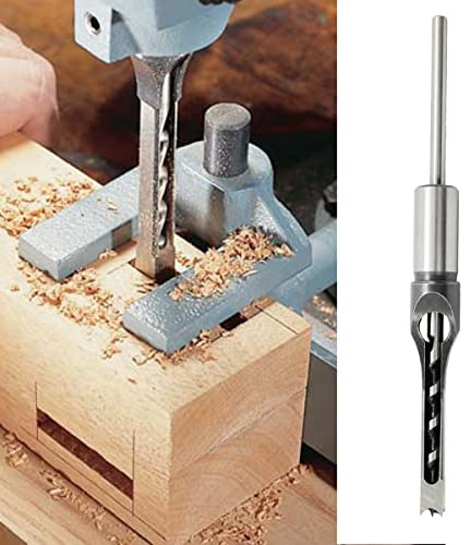 SagaSave Foret à trou carré de 11 mm en acier à haute teneur en carbone pour le travail du bois, 1 pièce
