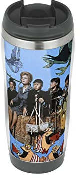Bedknobs and Broomsticks Sea - Travel Mug, Thermal Insulated Cup for Hot and Cold Beverages Drinks