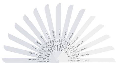 Sealey 141mm Mixed Air Saw Blades - Pack of 15 - SA346MIX
