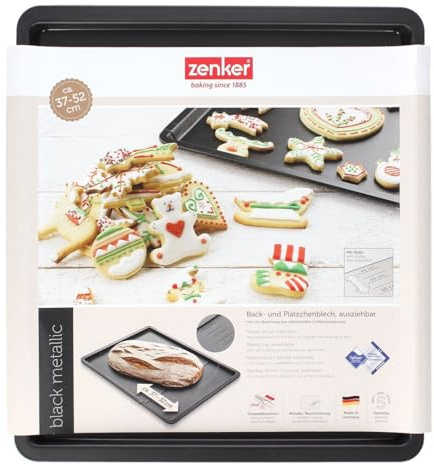easyPART Kompatibel/Ersatz für Viva 6537 Backblech Universal ausziehbar 375-520x335x13mm antihaft