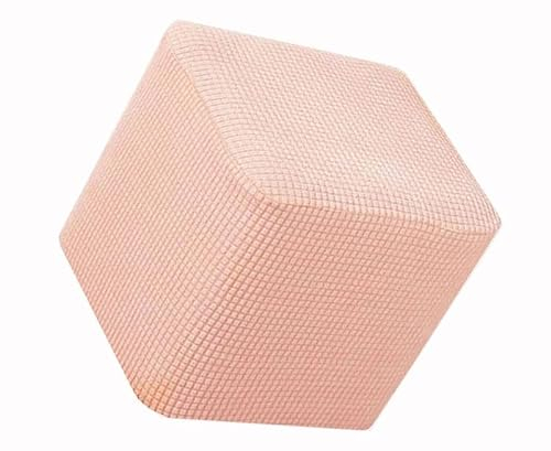 Hockerbezug Rund/Quadratisch 40x40/45x45 Ottoman Cover Ottomane Schonbezug Hocker Hussen Für Fußhocker Stretch Ottomane Abdeckung Hocker Waschbar Protector Hockerabdeckung