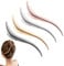 Haarklammern Friseurbedarf, 4 Stück Metall Entenschnabel Haarspangen, Große Curl Clips Haarnadeln Haarspangen Krokodil Haarspange Set für Damen Frisur
