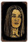 Lana Rhoades Poster Kunstcover (1) Retro Poster Metall Blechschild Chic Art Retro Eisen Malerei Bar Menschen Höhle Cafe Familie Garage Poster Wanddekoration 20 x 30 cm