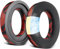 SOULWIT Cooling Gel Ear Pads for Sennheiser HD599/HD598/SE/CS/SR/HD595/HD569/HD560S/Game Zero/G4ME Zero, Earpads Cushions for PC37X/PC38X/PC350/PXC350/PXE350/PC360/HD380/HD380-Pro - Red Storm