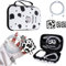 DiyGody DIY Phone Charger Cover Storage Sets Cable USB Earphone Wire Saver Organizer with Travel Storage Bag, Soft Cute Cable Protector Phone Charger Protector Compatible for iPhone(Milk Cow)