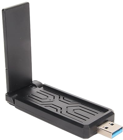 Topiky Adaptador de Red USB WiFi 6E, Tarjeta Inalámbrica USB 3.0 WiFi para PC de Escritorio, 802.11AX, Tribanda 6GHz 5G 2.4G 3000Mbps, para 10/11