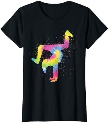 B-Girl Breakdance Tanzen Splash Breakdancing Mädchen Damen T-Shirt