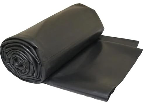 SPeesy Teichfolie-2x5m 4x4.0m 5x7m 7x9m, Flexibel HDPE-Gartenteich Teichplane Dicke 0.12mm, Für Fischteiche, Wassergarten, Wasserfall, Einfach En Installieren(Größe:W15x15m/49x49ft)
