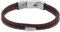 Fossil Herrenarmband All Stacked Up mehrreihig Leder braun, JF04702040