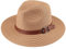 DRESHOW Femme Homme Chapeau de Paille Panama Chapeau Été Large Bord Chapeau de Soleil Anti-UV pour Plage Voyage Chapeau de Soleil