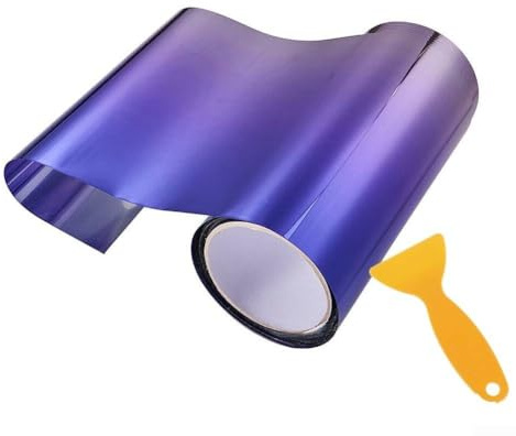 SPORTARC Auto-Sonnenblenden-Aufkleber Tönungsfolie Windschutzscheiben-Sonnenblende UV-Banner (lila)