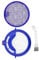 Vacuum Cleaner Accessories.Washable Hepa Front Rear Filter Set.Compatible For Dyson DC25 (Color : 01)