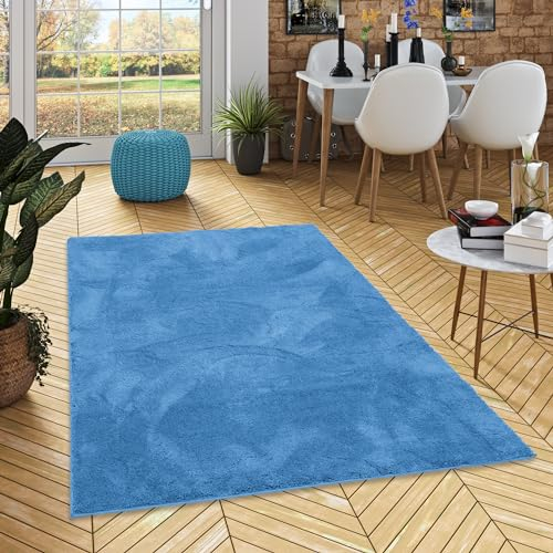 Pergamon Luxus Super Soft Hochflor Langflor Shaggy Teppich Einfarbig Wohnzimmer Schlafzimmer Kinderzimmer