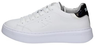 SUN 68 Sneakers Donna Basse Z34226 0111 Grace Leather Taglia 41 Bianco/Nero