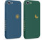 Buoluoioir 2 stück Handyhülle für Apple iPhone 8/7/SE 2020/SE 2022 4,7, Sterne Mond Hülle lustiges Funny Hülle Muster Aesthetic Design Schutzhülle TPU Silikon Case für iPhone 7/8/SE 3rd&2nd, 5