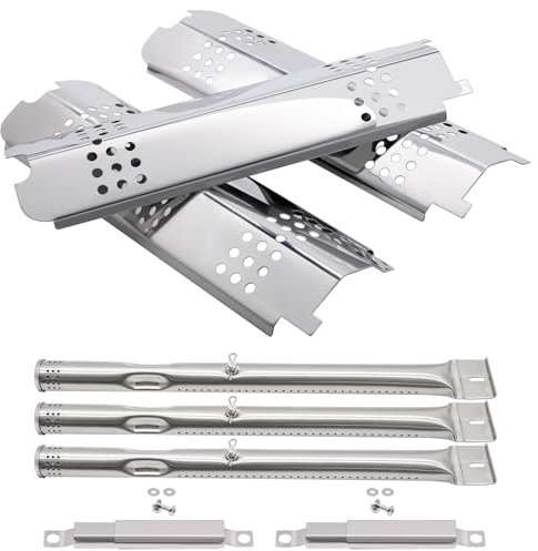 Adviace Grill Ersatzteile für Charbroil Gas2Coal 463340516 463370519 463370516 Gas 2 Kohlegrill Modelle, G421-0500-W1 G466-2500-W1 Brenner G553-0002-W1A Heizzelt G4322-0078 -W1 Tragrohr