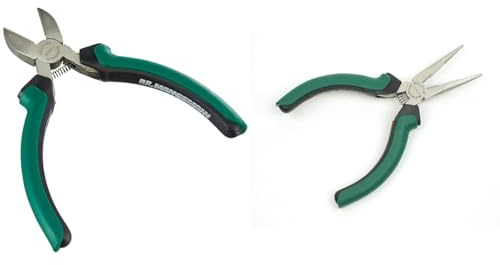 Brüder Mannesmann Elektronik-Seitenschneider, M 1070-1 & nik-Spitzzange 130 mm, gerade, M 1070-4