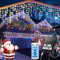 RJEDL Outdoor Solar Christmas Icicle Lights 18+5m/75.5ft 600 Led Solar Icicle String Lights with USB Port & Remote Control Hanging Lights Waterproof for Outside Backyard Balcony Decor