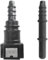 2pcs Raccord durite Essence, Connecteur de Tuyau de Carburant Droit Femelle,7.89 Tuyau de Ligne de Carburant Raccord Rapide id6 Raccord Rapide Traversant Raccord de Voiture