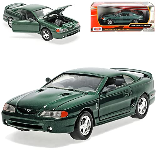 Motormax Ford Mustang IV SVT Cobra Coupe Grün 1994-1998 1/24 Modell Auto