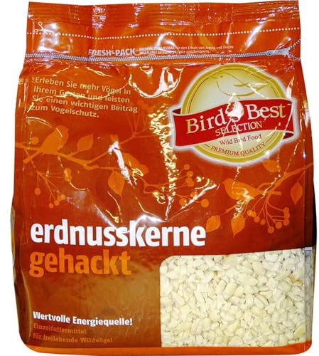 10x 1kg gehackte Erdnusskerne Vogelfutter Wildvögel Premiumqualität Erdnüsse 10kg