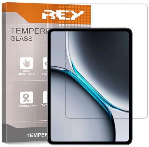 REY Bildschirmschutz aus gehärtetem Glas für ONEPLUS PAD 2 12,1, Schutzfolie, Displayschutzfolie 9H+ Härte, Anti-Kratzen-Öl-Bläschen