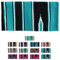 NETPROSHOP Navajo Westerndecke Baumwolle Sattelunterlage Satteldecke, Farbe:Hellblau/Schwarz
