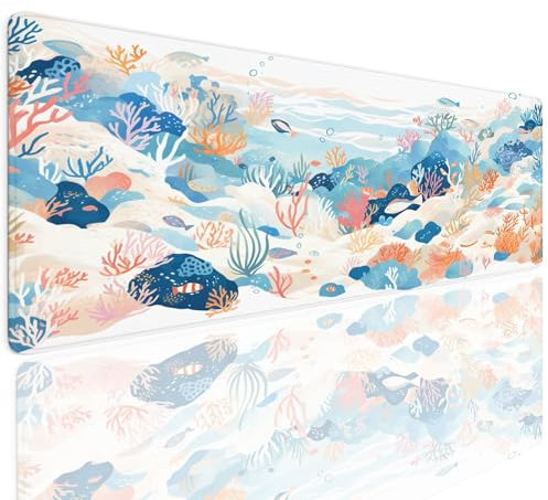 Tapis de Souris Gamer Beauty Grand Tapis de Souris Gaming XXL 1600x800x4mm Mouse Pad Mat Antidérapant et Imperméable Sous-Main Bureau Gamer Large Multifonction Mousepad Haute Précision et Vitesse 4-92