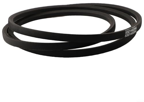 Lecreatekit Courroie d'entraînement pour tracteur à gazon, courroie de pont de tondeuse à gazon compatible avec les modèles de courroie d'entraînement robuste pour cyclistes tracteurs de pelouse