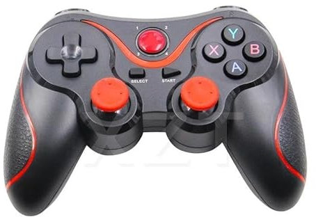 X3 Wireless Bluetooth Game Controller with Bracket for PC Phone TV BOX Tablet TV Gamepad Game Controller for Android iOS(Blackone)