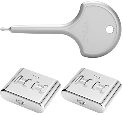 Vdaxvme Universal Type C Port Security Lock Stainless Steel Construction USB C Blocker For Public Use Gaming Devices Removable Seal