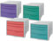 Esselte Schubladenset, 4-teiliger Schreibtisch-Organisator, Ablagefächer für Unterlagen und Schreibwaren, für Zuhause/Büro, zur Schreibtischorganisation, Colour'Breeze Serie, mehrere Farben, 626286