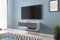 Selsey - Mueble para TV (180 x 32,5 x 30 cm), color blanco mate y gris brillante