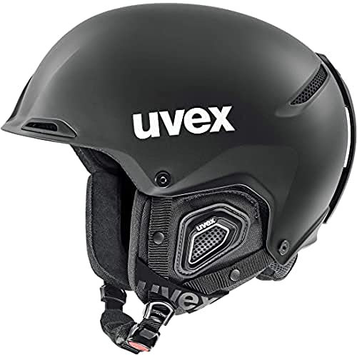 uvex Jakk+ IAS - Skihelm für Damen und Herren - individuelle Größenanpassung - optimierte Belüftung - Black matt - 59-62 cm