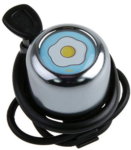 Liix Fahrradklingel Scooter Bell, Sunny Side Up - Chrome, LSFDK