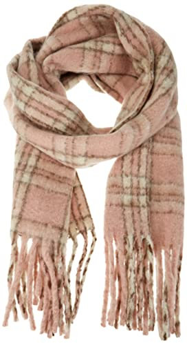Vero Moda Accessories Damen VMAVA Scarf GA Schal, Misty Rose/Detail:W EMPERADOR + Birch, ONE Size