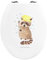 Mr. & Mrs. Panda Motiv WC Sitz Waschbär - Geschenk, WC-Sitz, lustige Sprüche, Toilettendeckel, Klobrille, Fröhlich, Tiermotive, Gute Laune, Toilette,