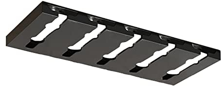 Gittcoll Porta Bicchieri Vino Acciaio Inossidabile Sotto l'Armadio Calici Appeso Supporto Senza Foratura Metallo Bicchieri Vino Asciugatura Organizzatore Stoccaggio per Armadio Cucina Bar (5 Slot)