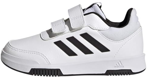 adidas Tensaur Hook and Loop Shoes Basket, Cloud White/Core Black/Core Black, 33 EU