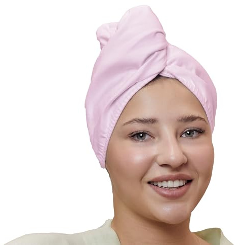 Glov Hair Plopping Towel Wrap - Towel Wrap Turban Lightweight Anti-frizz Hair Turban for All Hair Types Ideal for Sports and Showers Absorbent and Efficient Drying