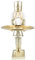 Clayre & Eef Figur Nussknacker 35 cm Goldfarbig Polyresin Weihnachtsdekoration