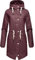Navahoo Damen wasserdichte Übergangsjacke Regenjacke Flower of Ocean Wine Gr. XL