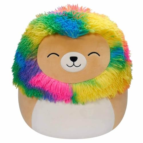 Squishmallows SQCR02406 - Leonard der Löwe 30 cm, offizielles Kelly Toys Plüsch, superweiches Kuscheltier