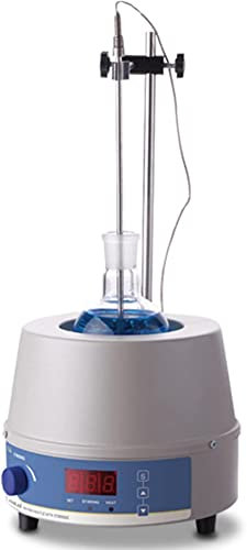CNPRAZ Lab Electric Heating Mantle with Magnetic Stirrer, Intelligent Digital Temperature Control, Electric Stirring Heating Mantle, Adjustable Heating and Stirring Electro Mantles Mantle